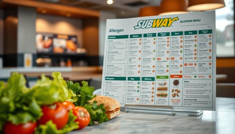 Subway Allergen Menu